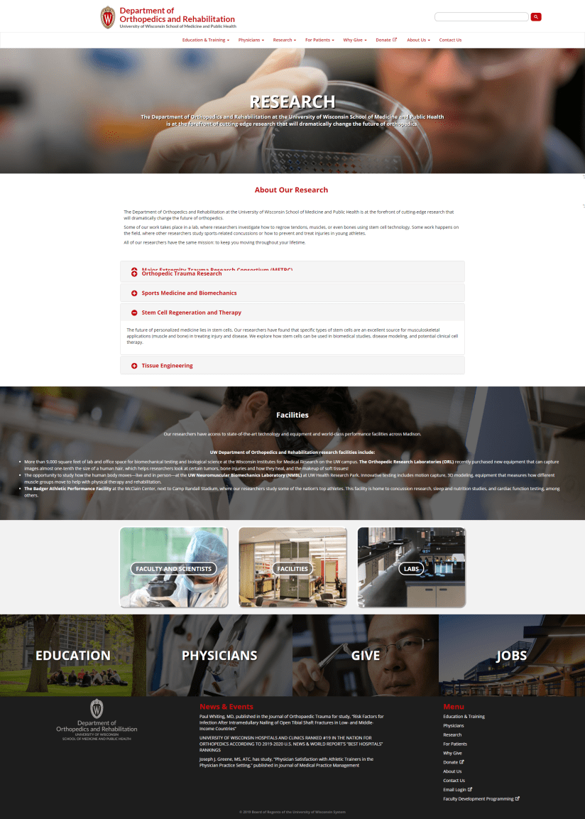 ortho-wisc-edu-research